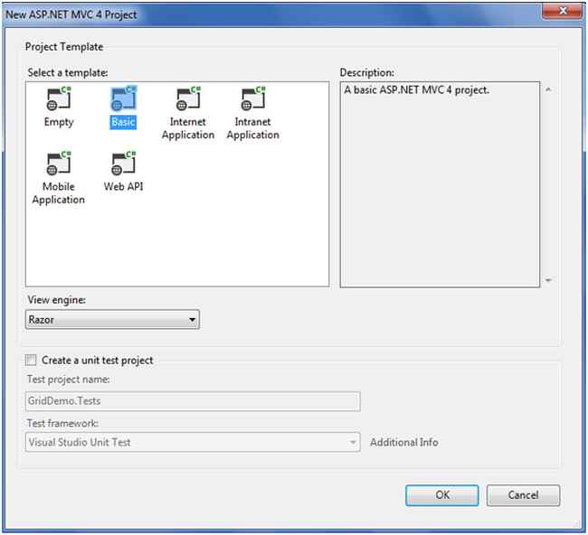 Creating Application